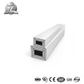 silver color anodized finish 1 x 1 2x2 aluminium tube t6 6061